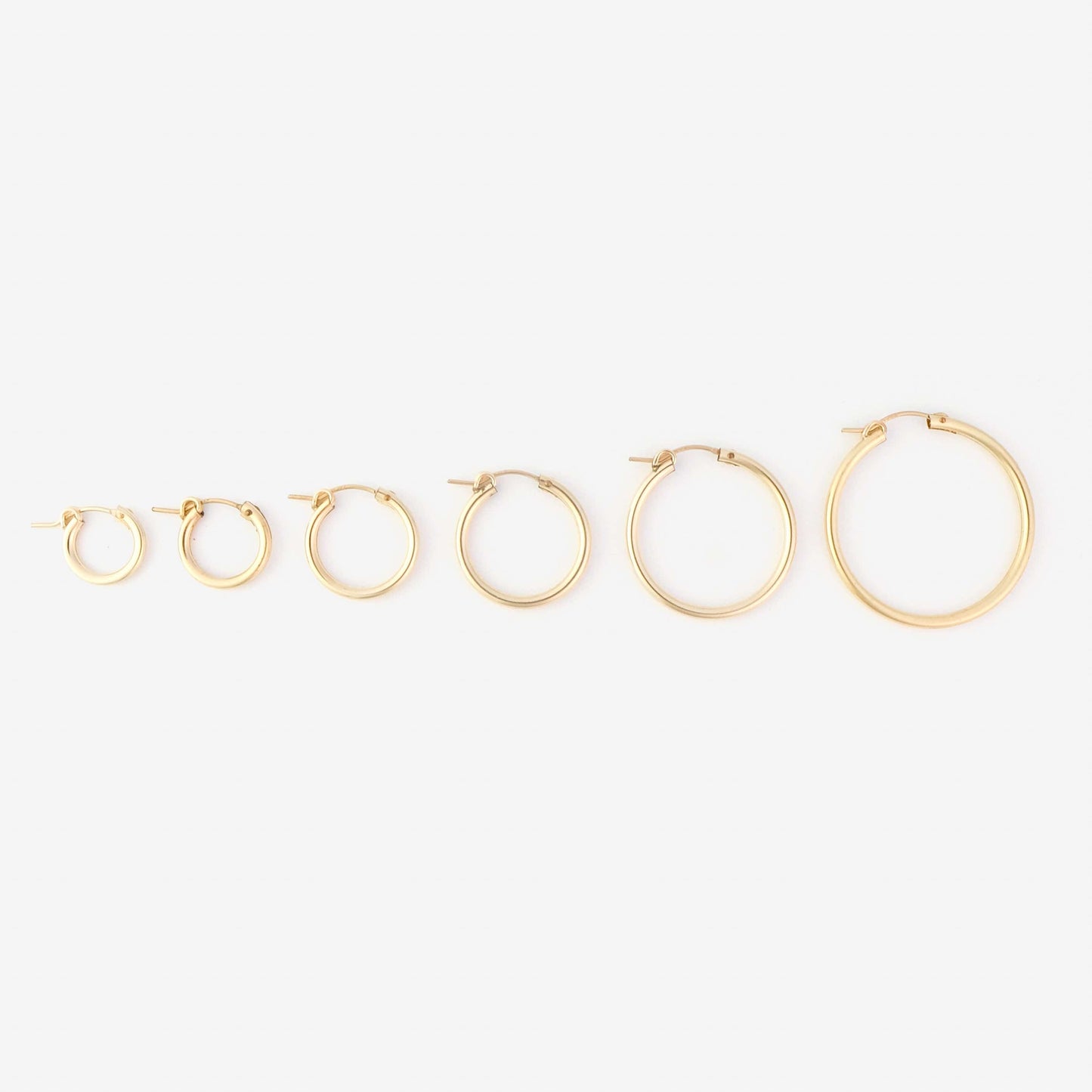 14k Gold-filled swappable mix and match hoop charm earrings