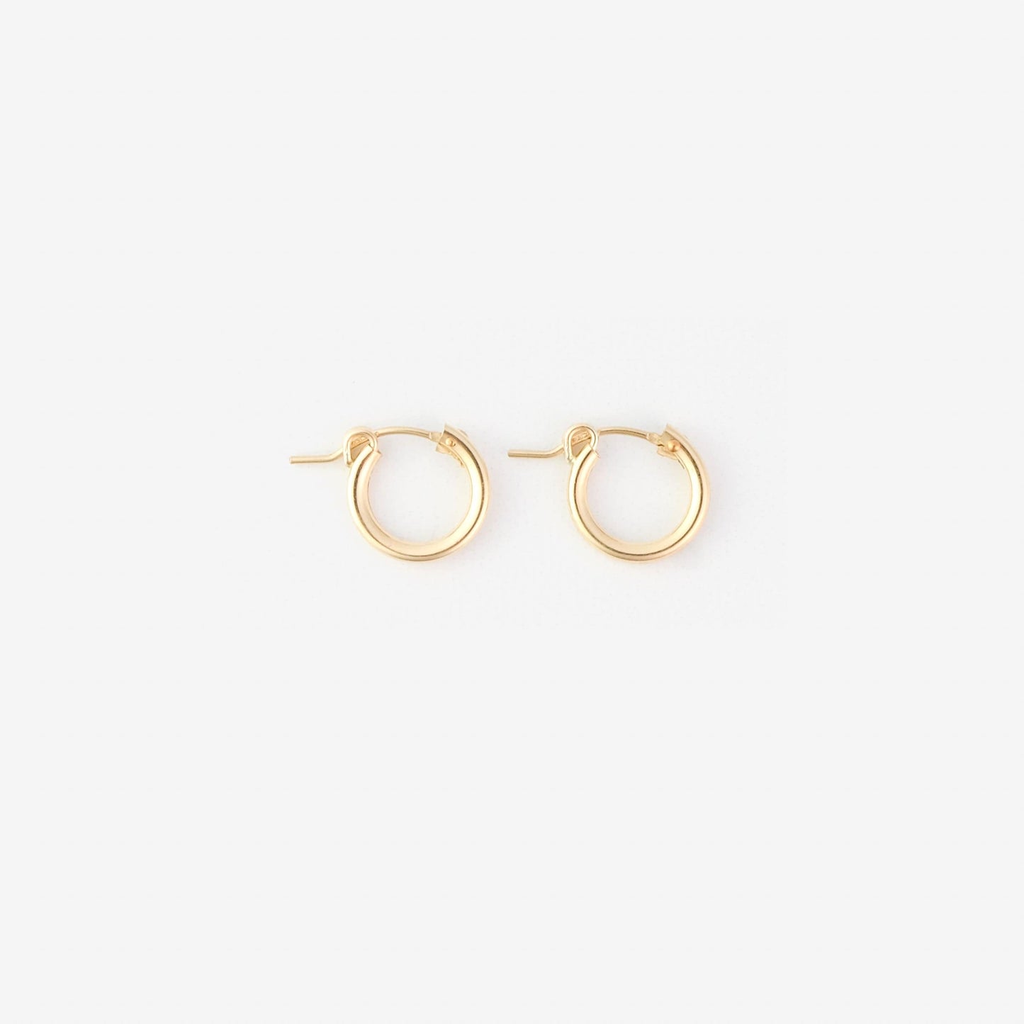 13mm 14k Gold-filled swappable mix and match hoop charm earrings