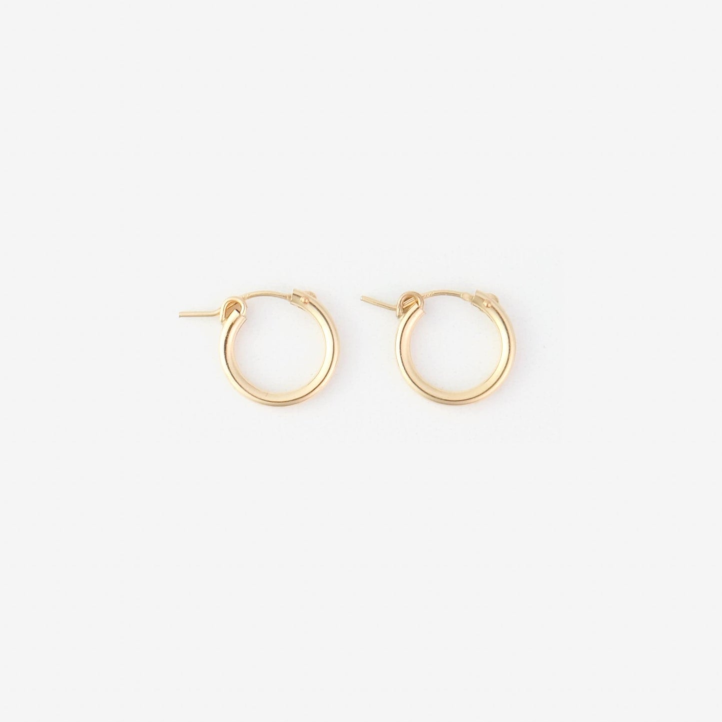 15mm 14k Gold-filled swappable mix and match hoop charm earrings
