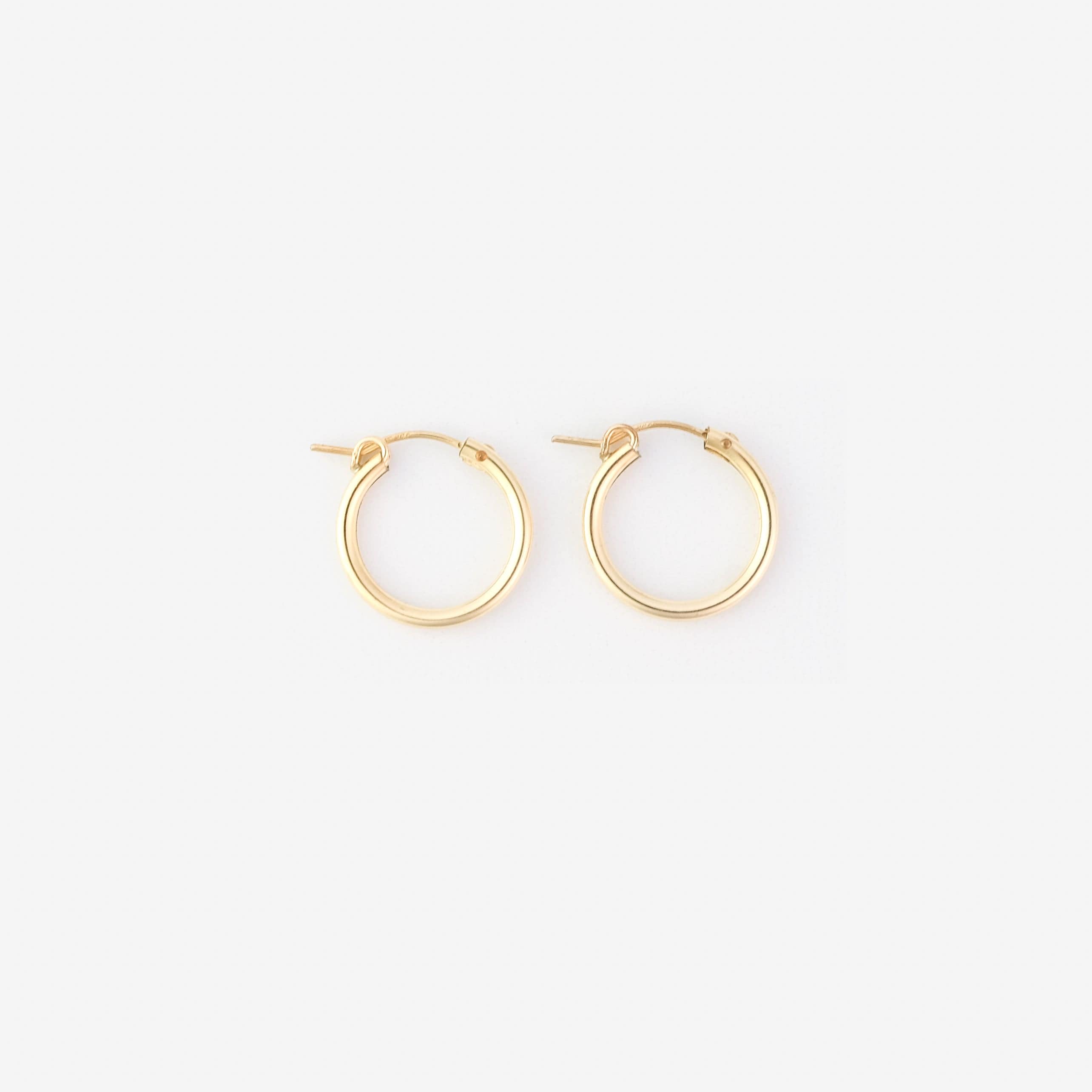 18mm 14k Gold-filled swappable mix and match hoop charm earrings