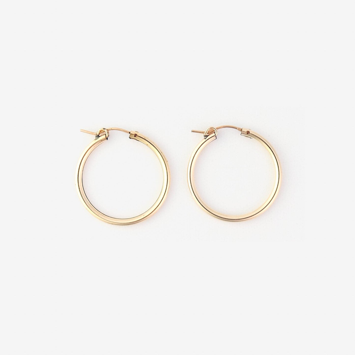 27mm 14k Gold-filled swappable mix and match hoop charm earrings