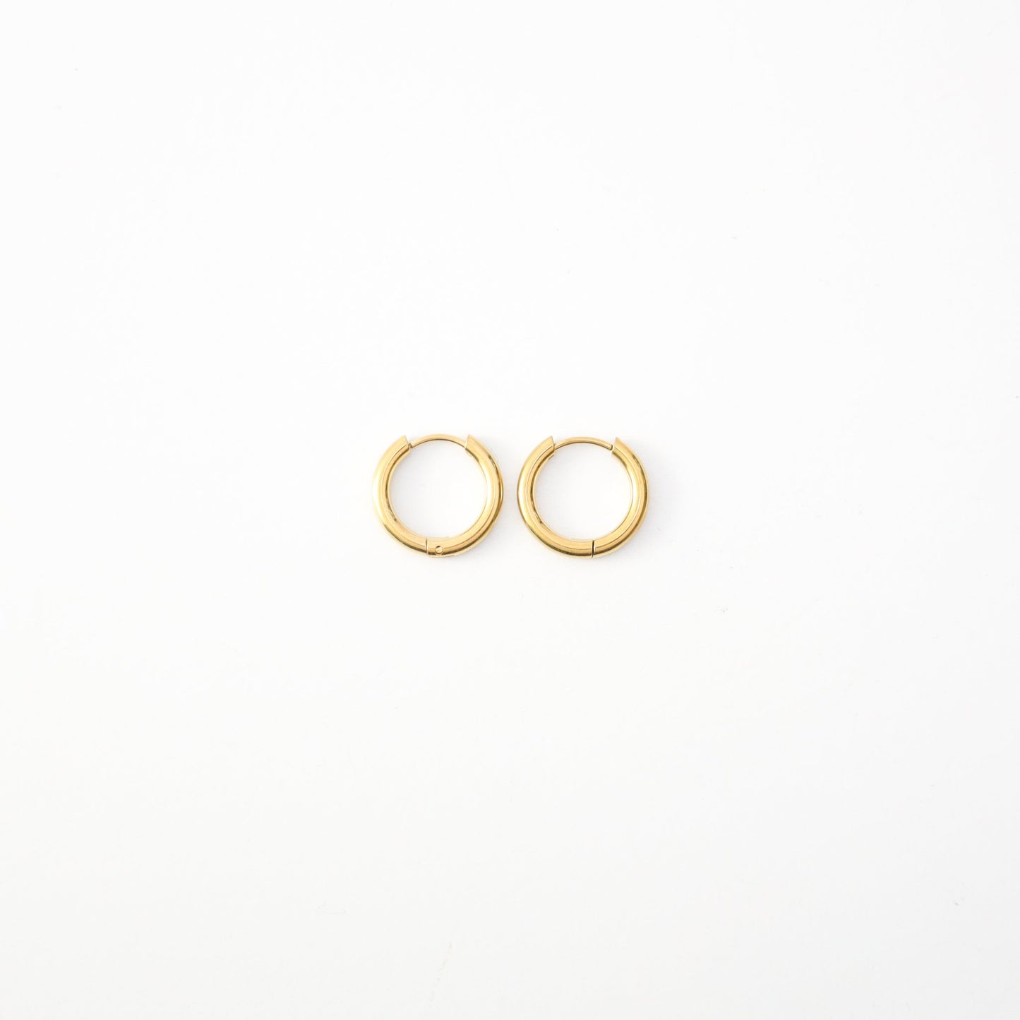 18k Gold-Plated Surgical Steel Hoop earrings