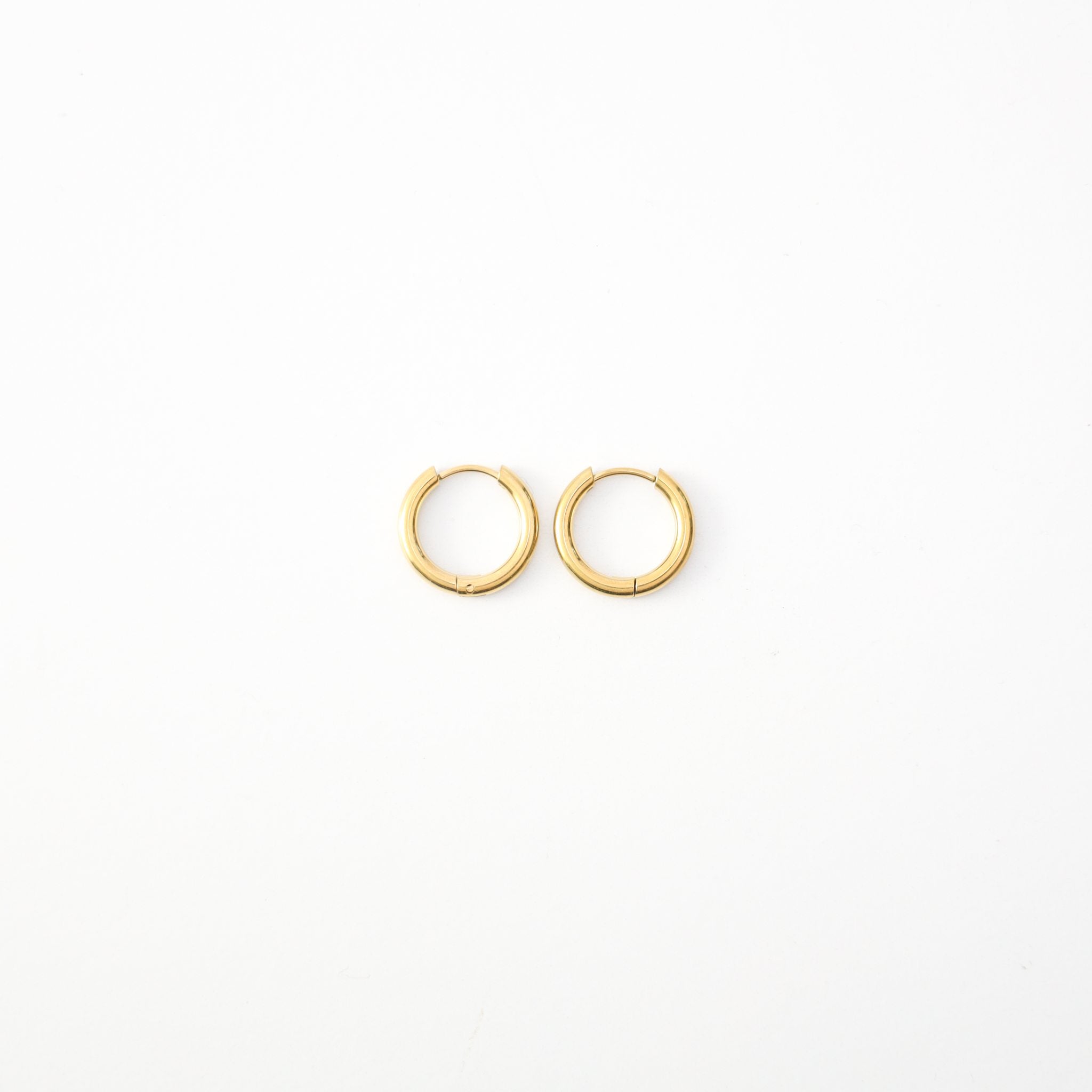 18k Gold-Plated Surgical Steel Hoop earrings