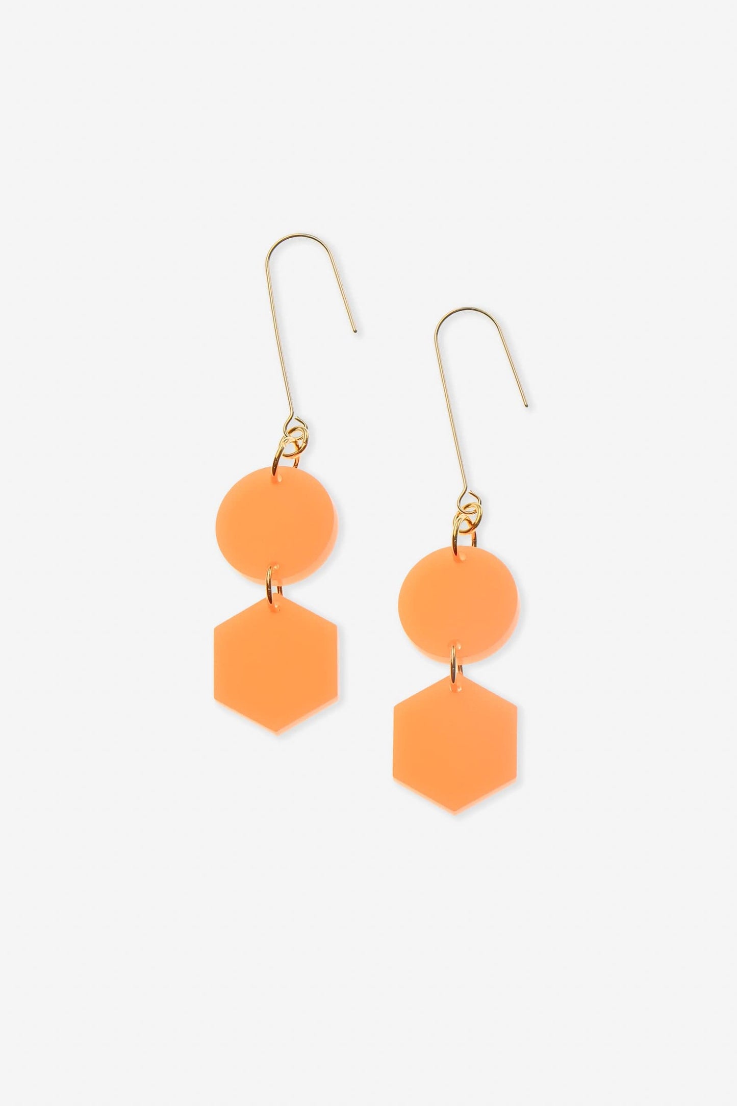 Belle Geometric dangly earrings