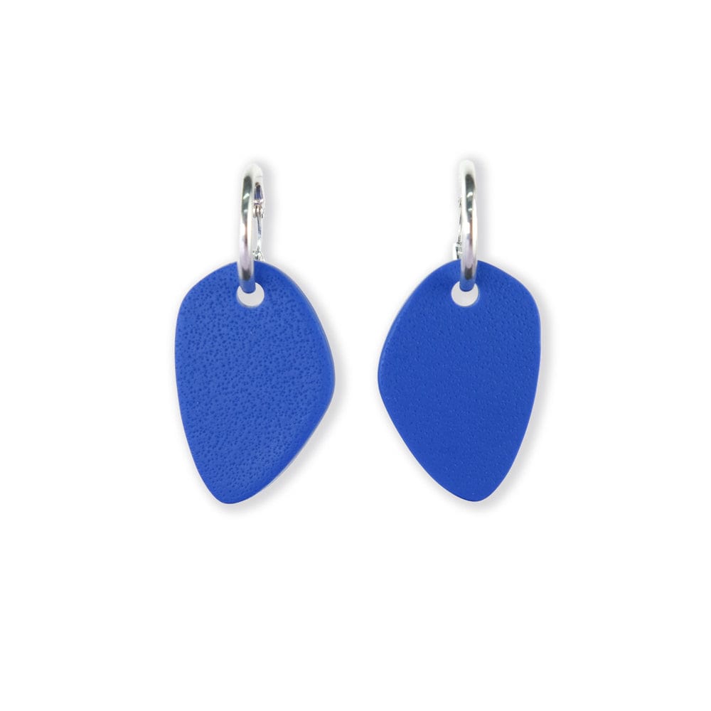 Organic shapes, artistic inspired, lightweight, dangly Calder inspired hoop earrings Calder #color_blue