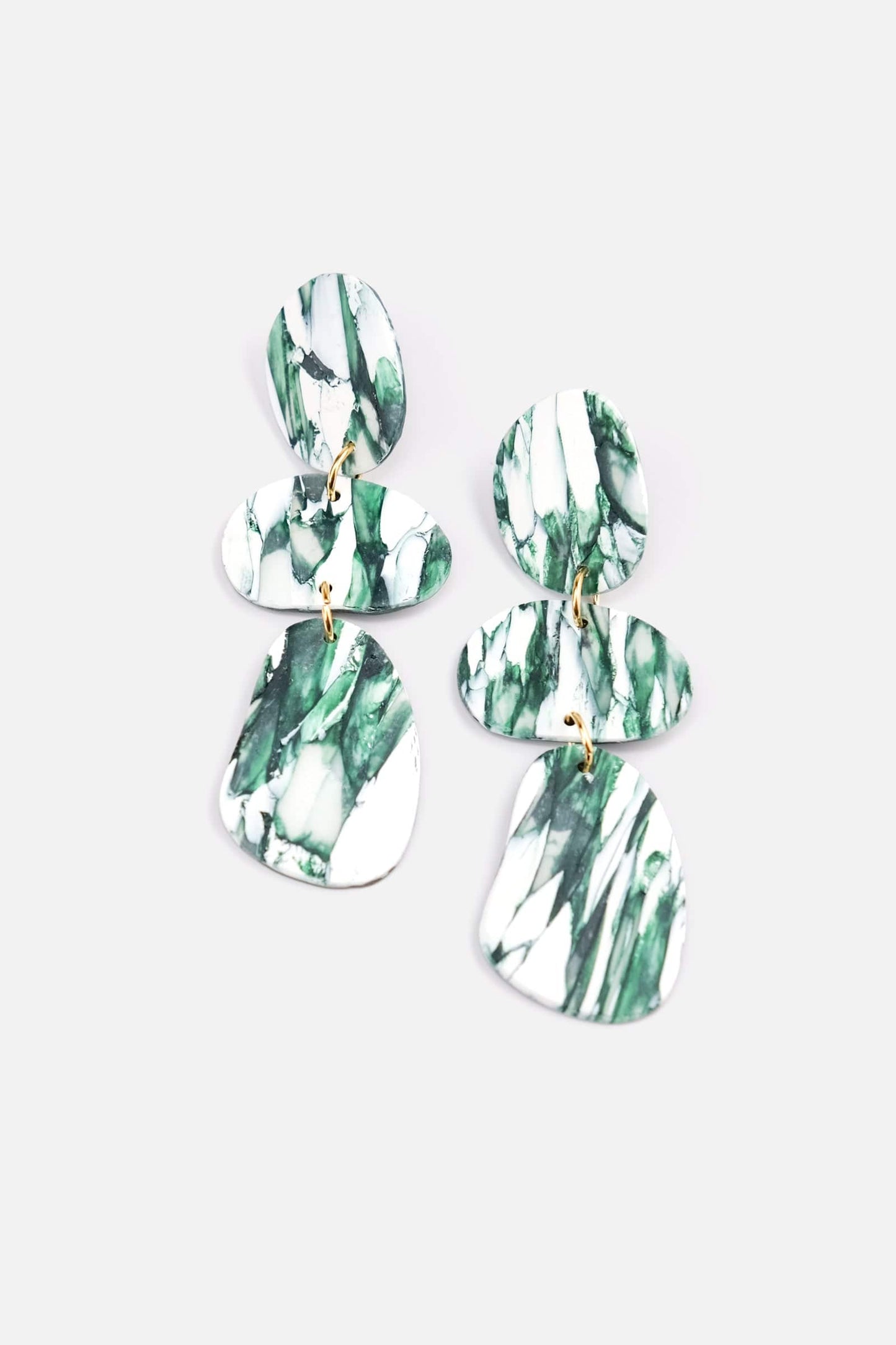 Celestia organic dangly earrings