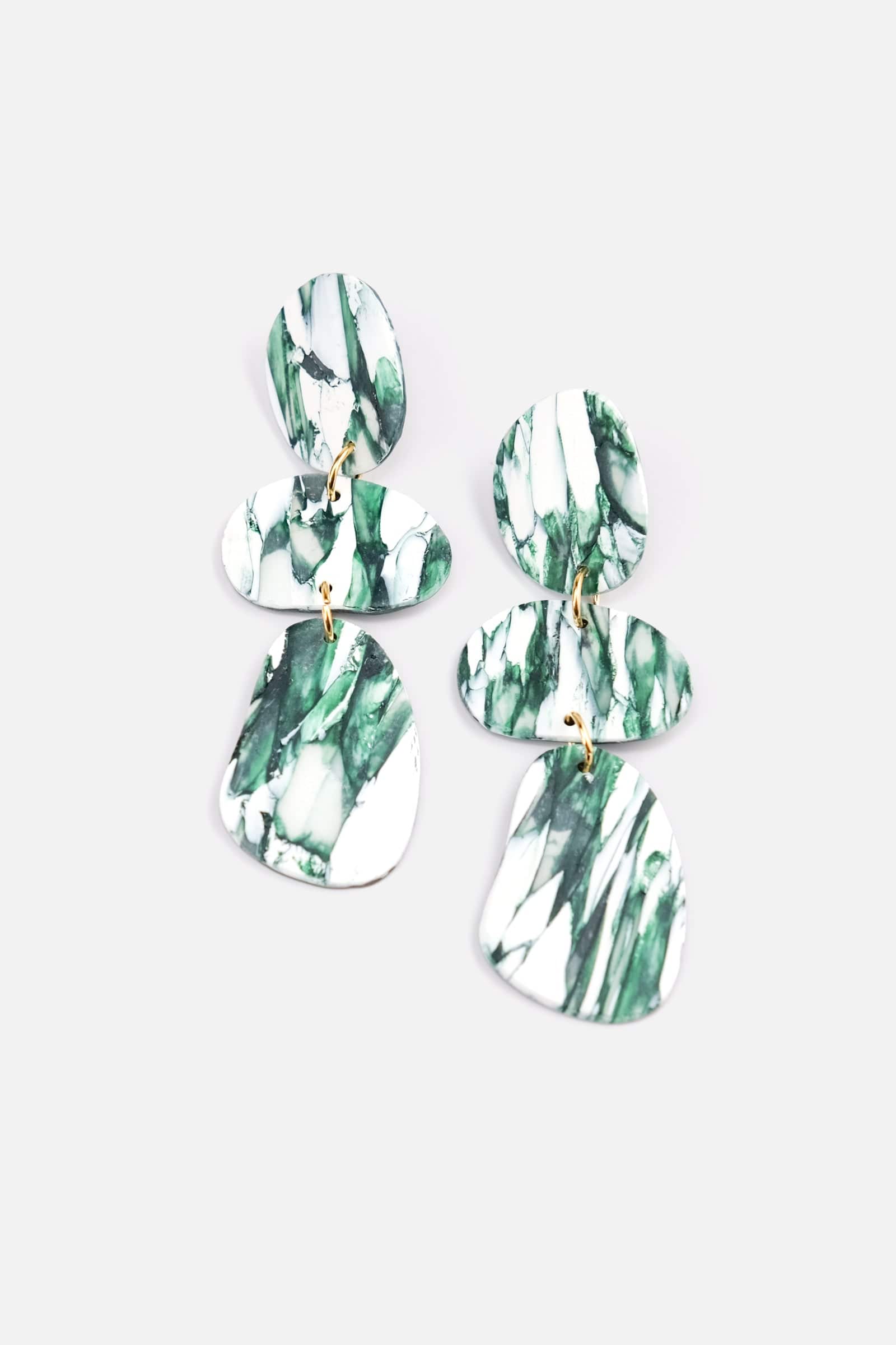 Celestia organic dangly earrings