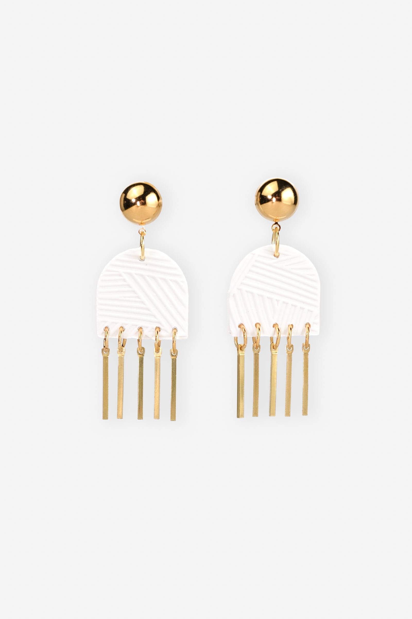Dancing Domes dangly earrings