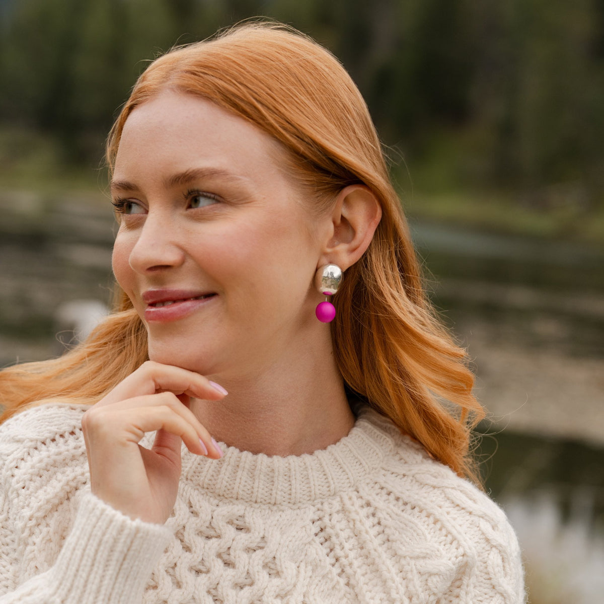Olive Dangle earrings