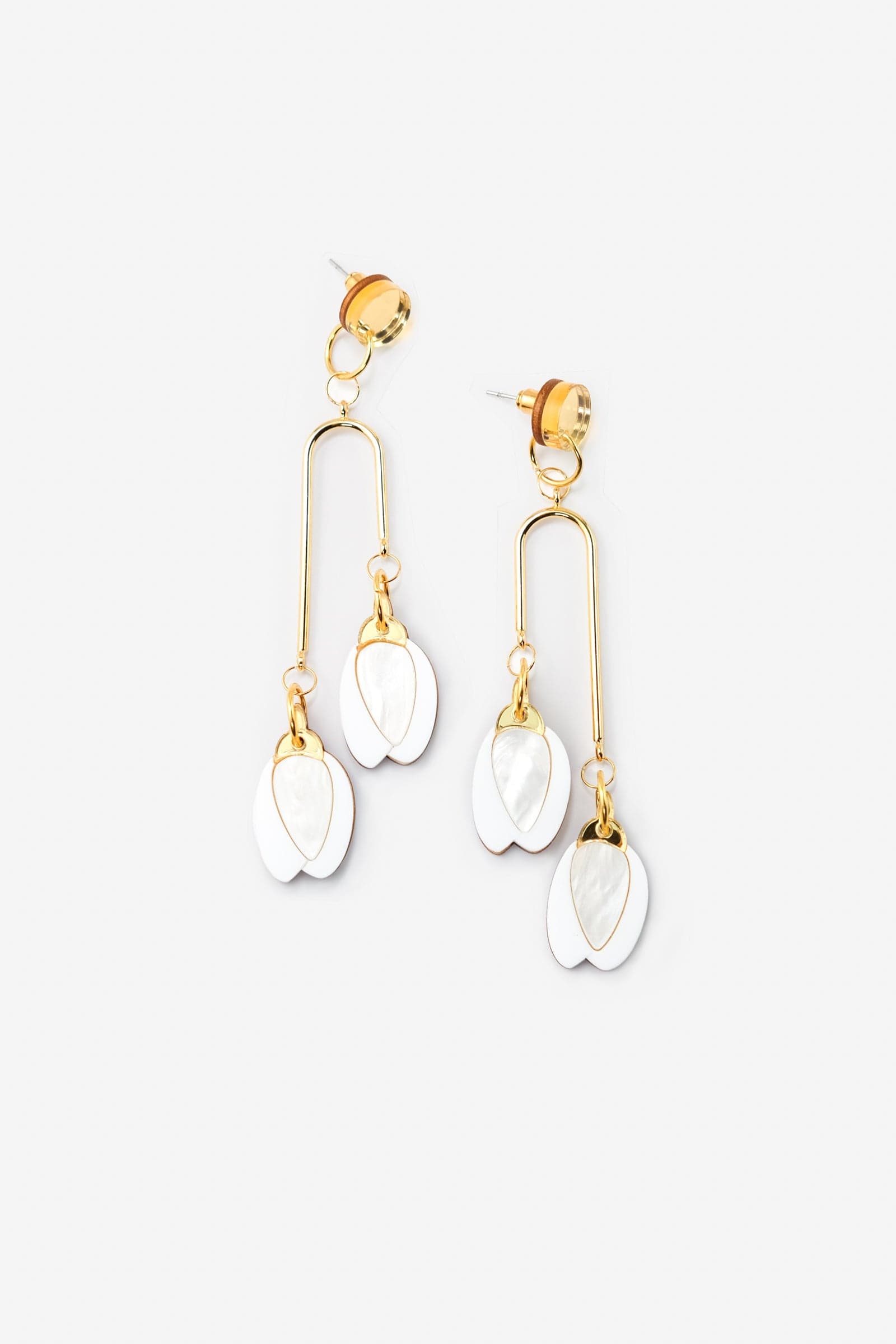 Sampaguita Bud dangly earrings