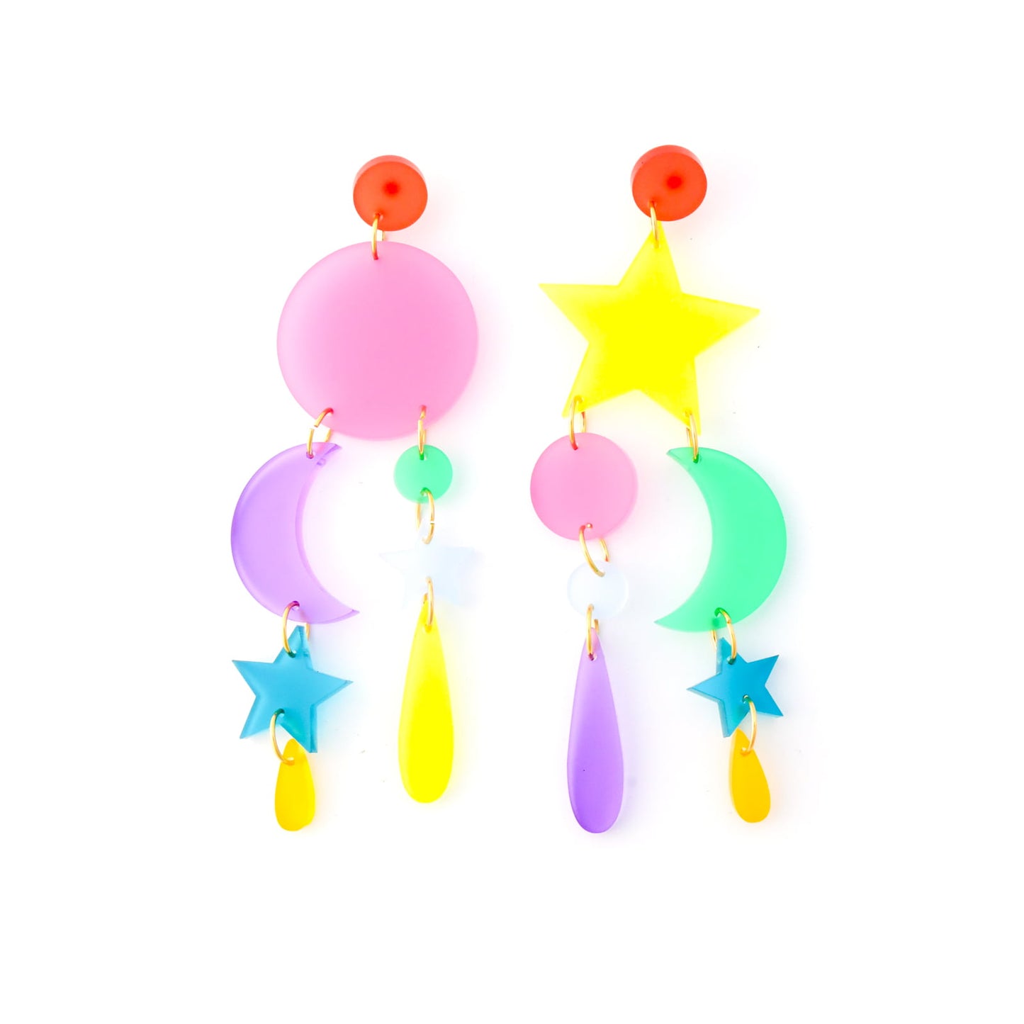 Stella celestial dangly earrings