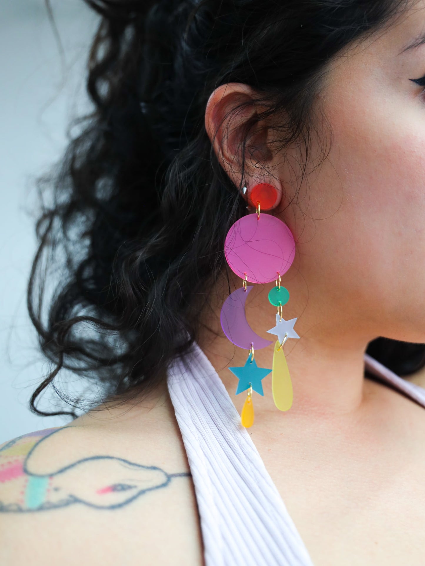 Stella celestial dangly earrings