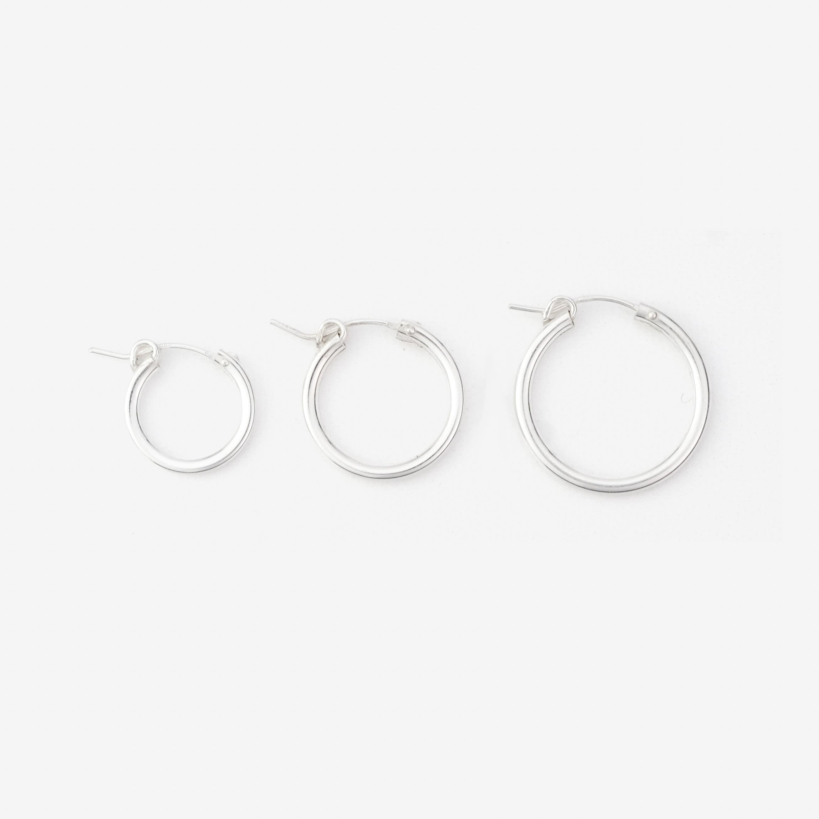 Sterling Silver hoop earrings