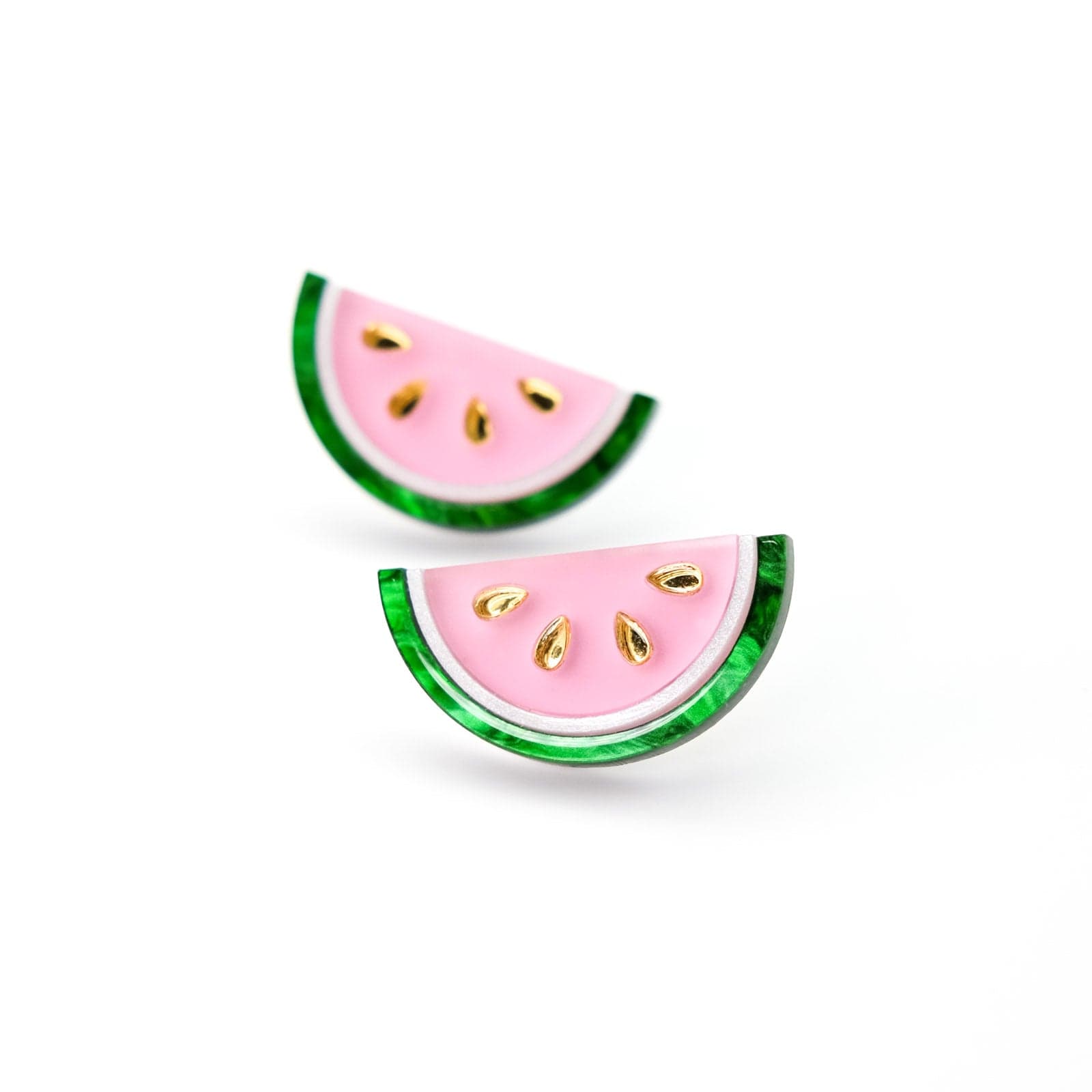 Watermelon Slice stud earrings
